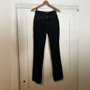 ASOS black Straight Flare Jeans